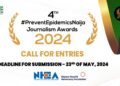 Nigeria Health Watch announces #PreventEpidemicsNaija Journalism Awards 2023/2024. Nominations are now open!
